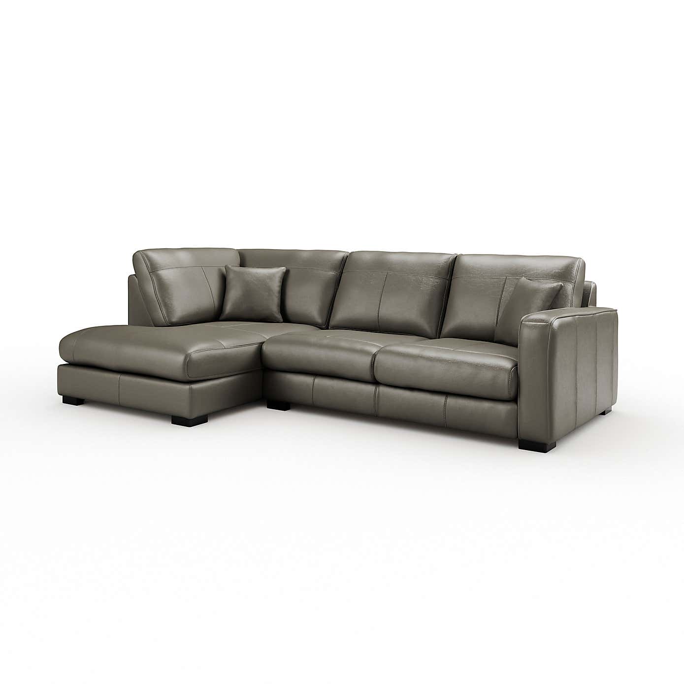 Carson Classic Leather Large Corner Chaise Sofa