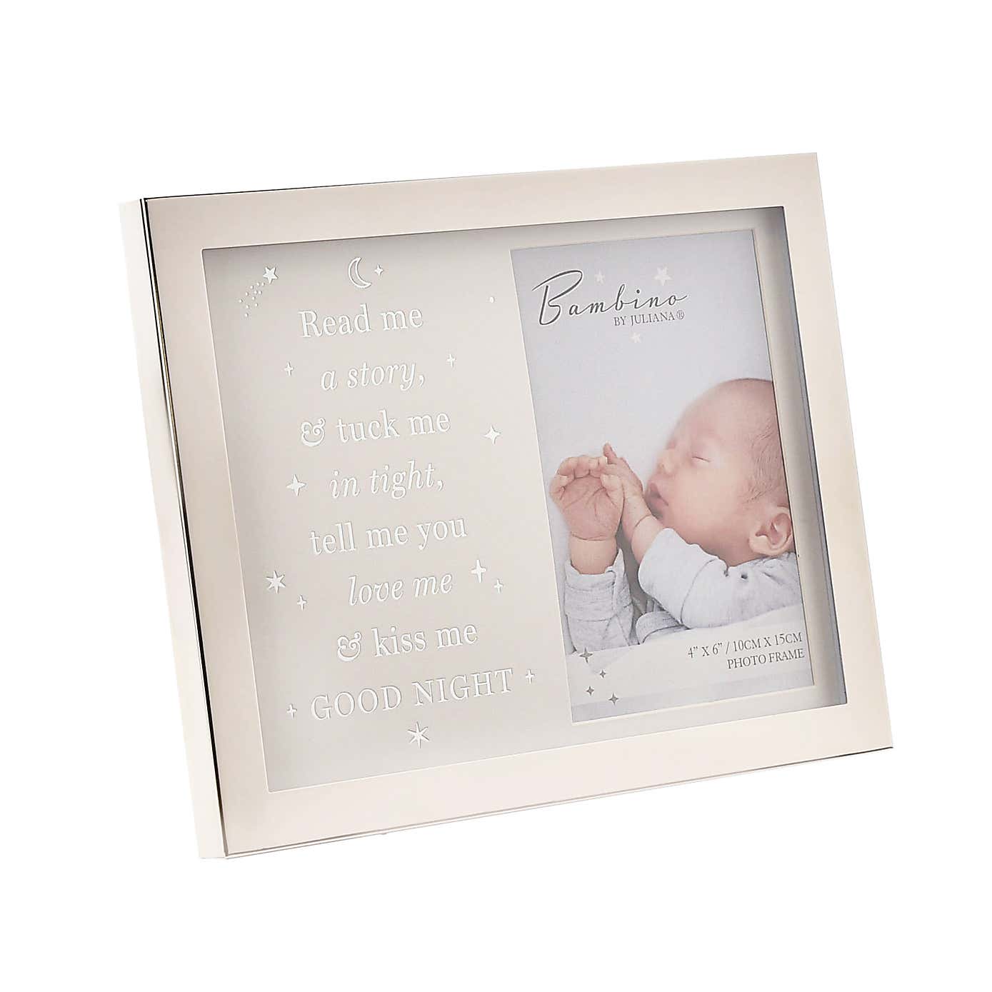 Bambino Metal Plated Read Me A Story Photo Frame