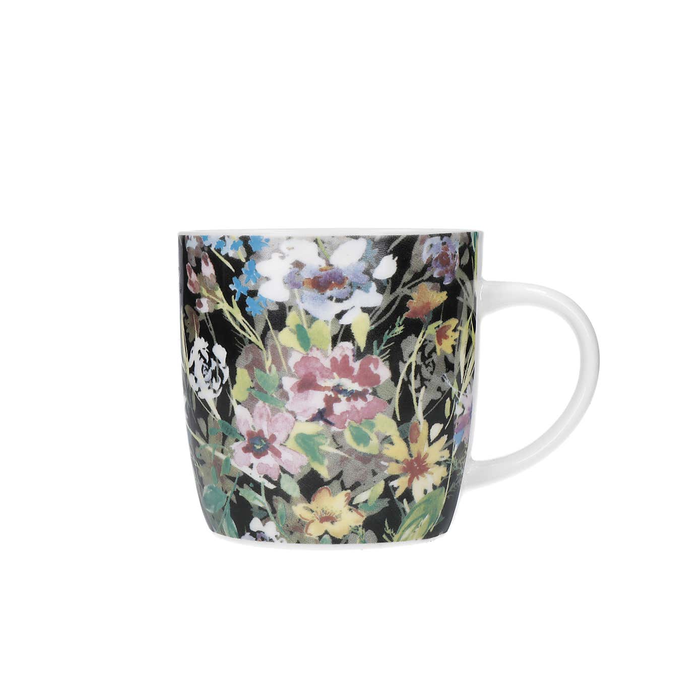Kitchencraft Set of 4 Terazzo and Floral Mug Set