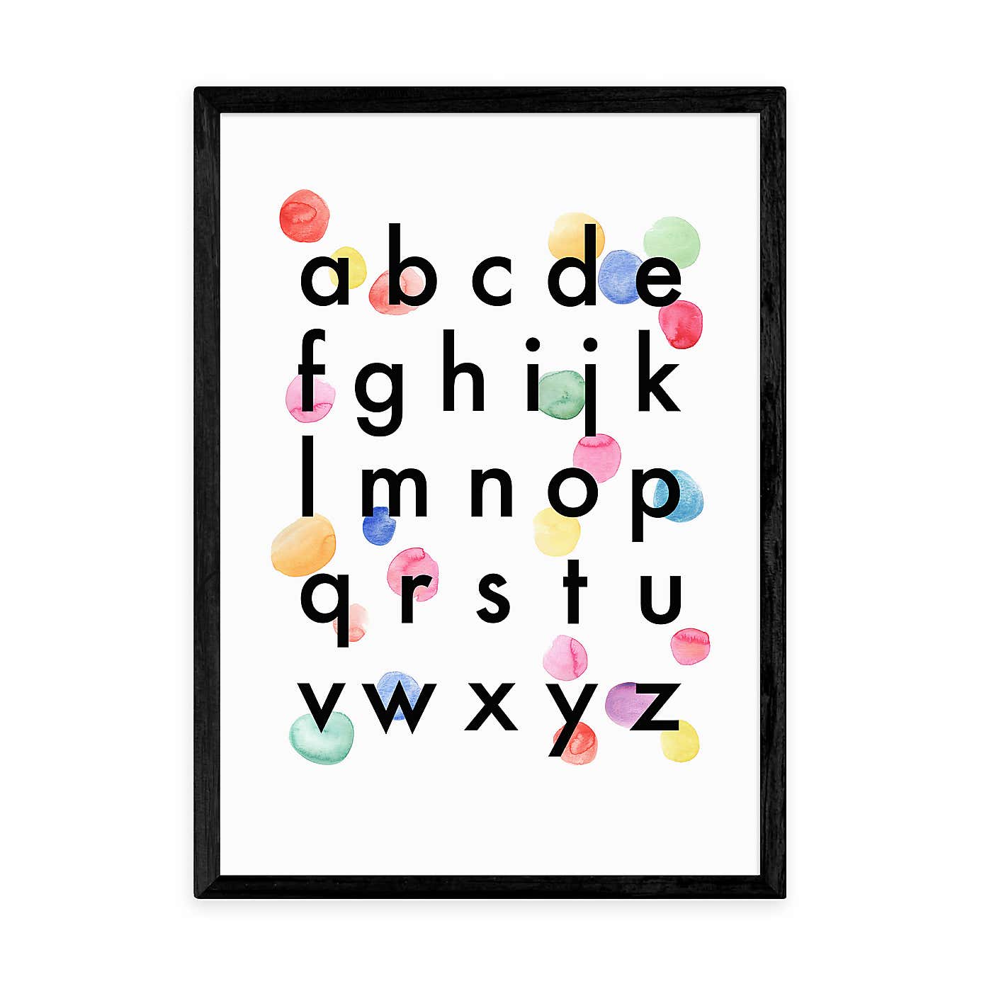 East End Prints Alphabet Confetti Print