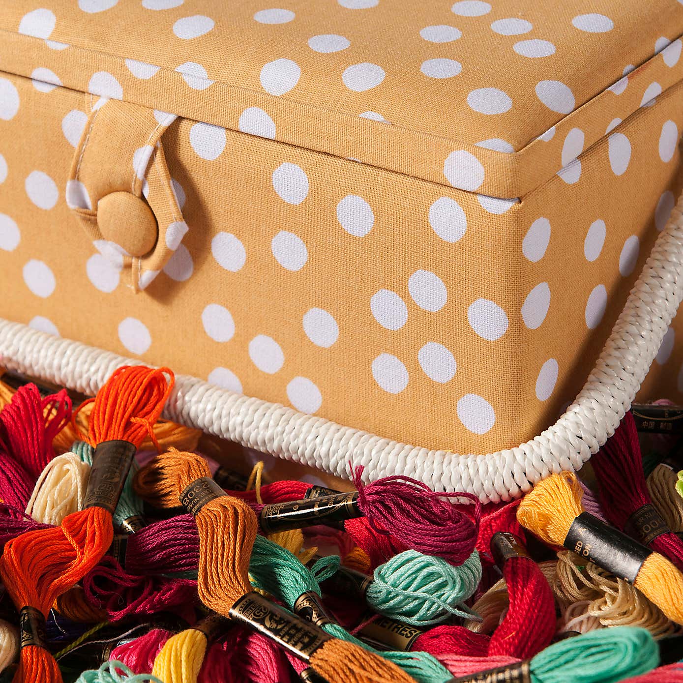 Spots Medium Sewing Box
