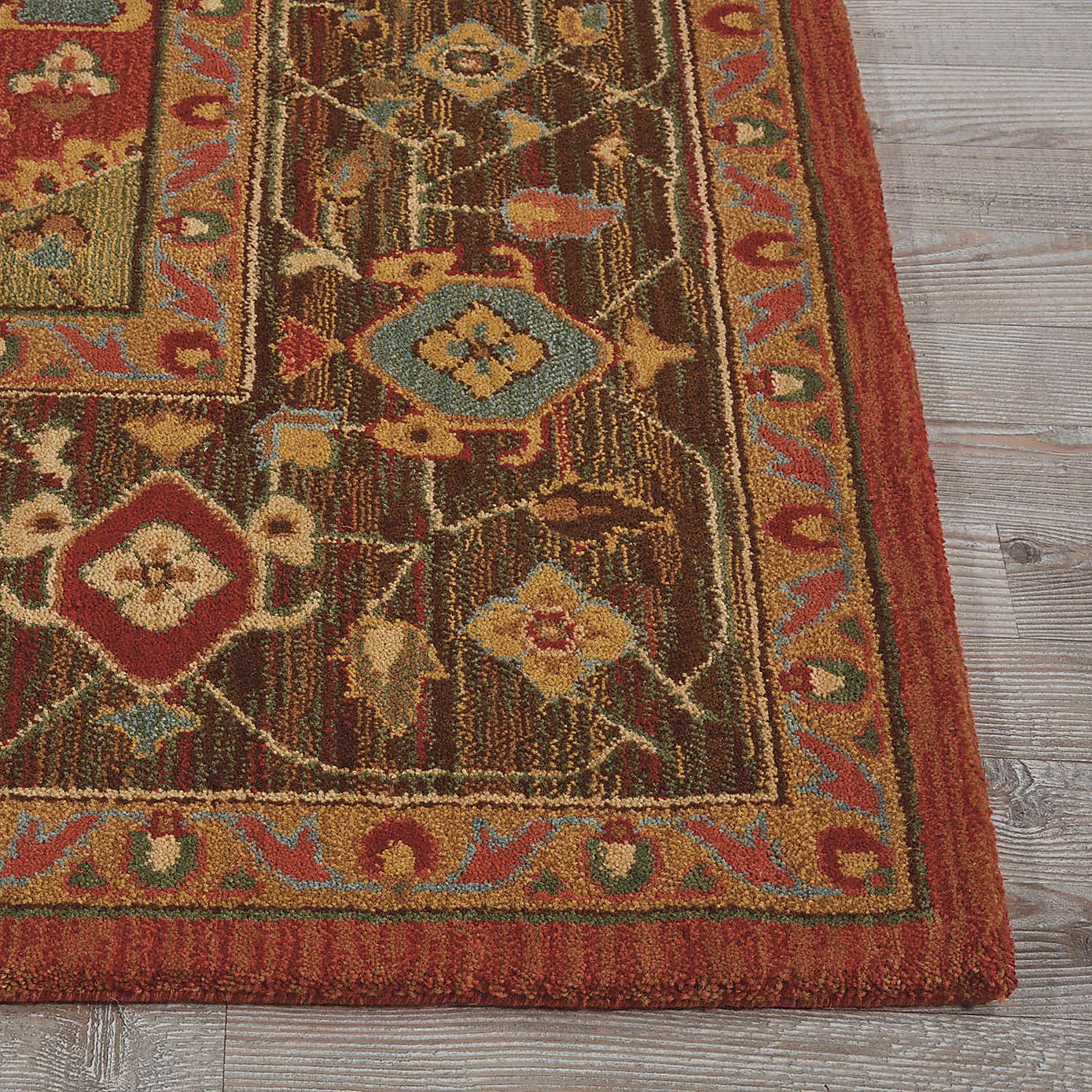 Living Treasures 1 Rust Rug