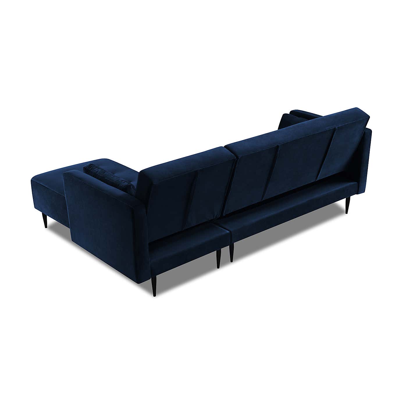 Selma Velvet Corner Double Sofa Bed
