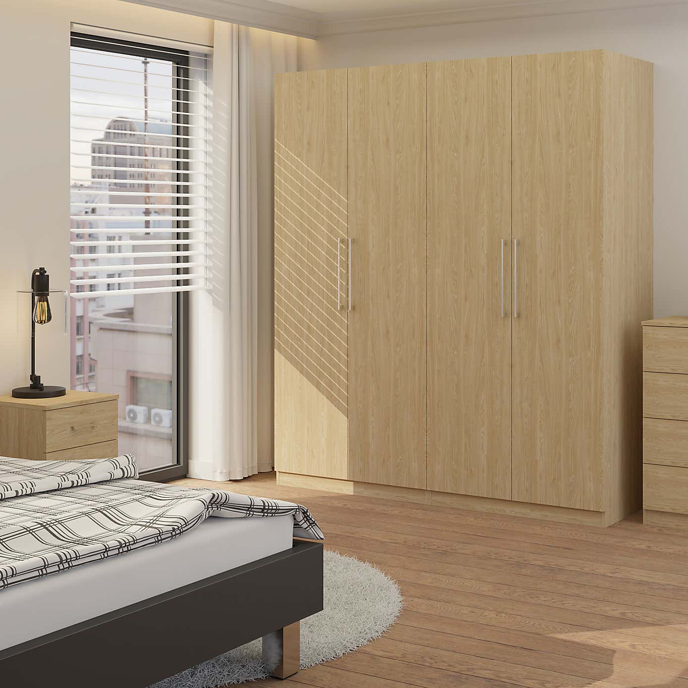 Foster 4 Door Wardrobe