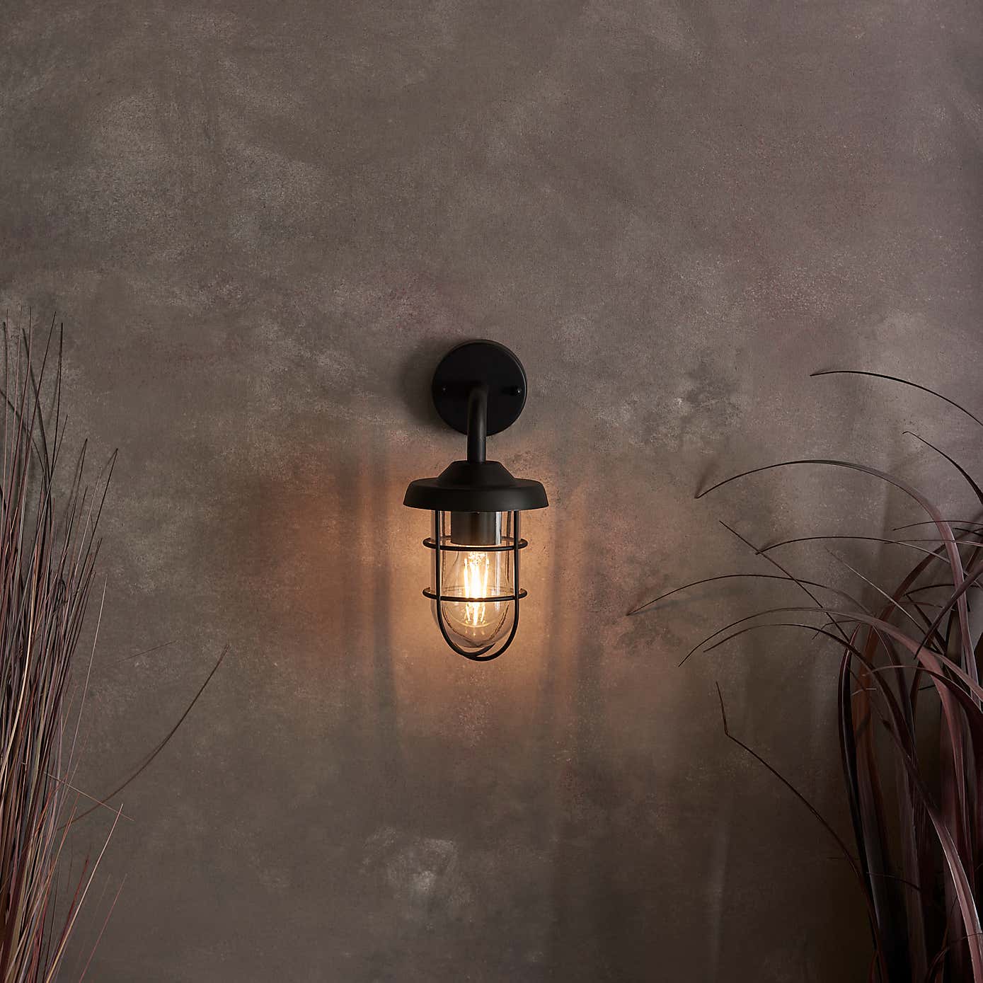 Barker Industrial Outdoor Wall Light