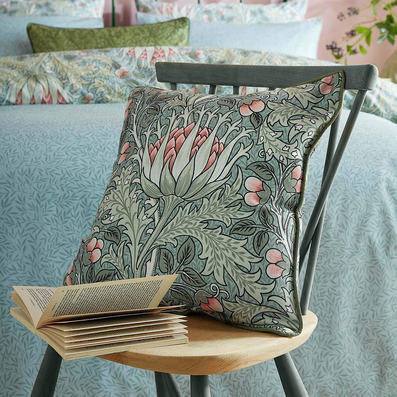 William Morris At Home Artichoke Cushion