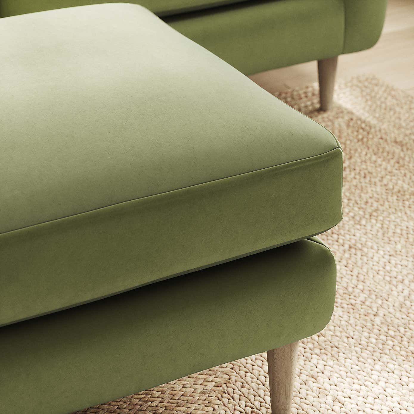 Sven Opulent Velvet Footstool