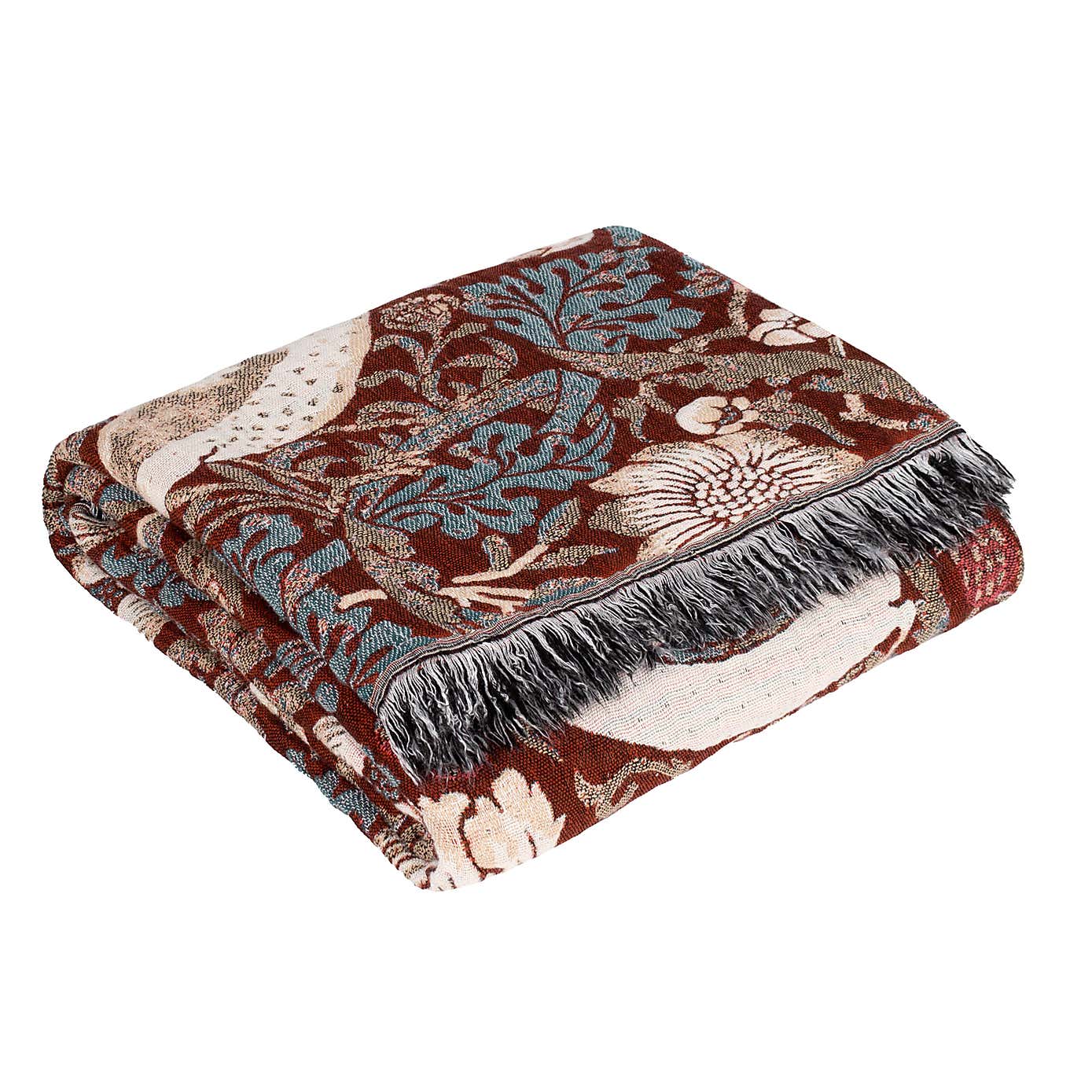 Morris & Co. Strawberry Thief Throw 130cm x 170cm