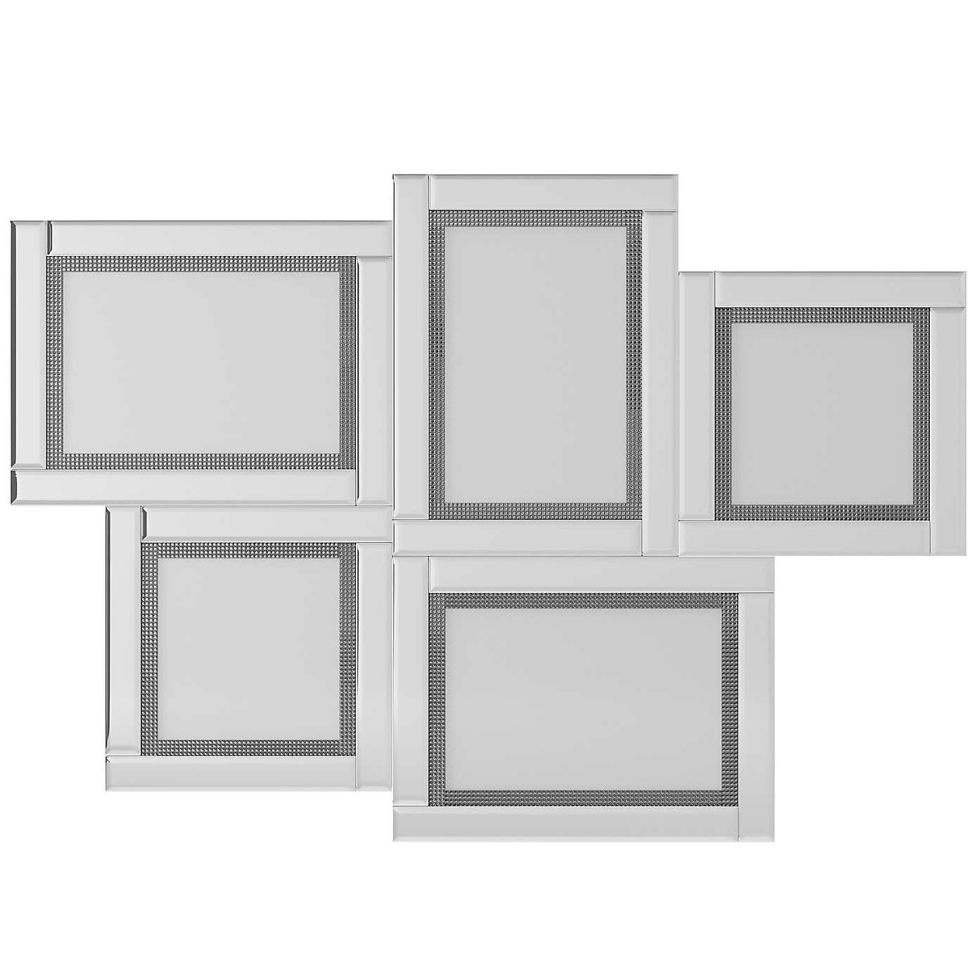 Diamonte Mirrored Multi Photo Frame