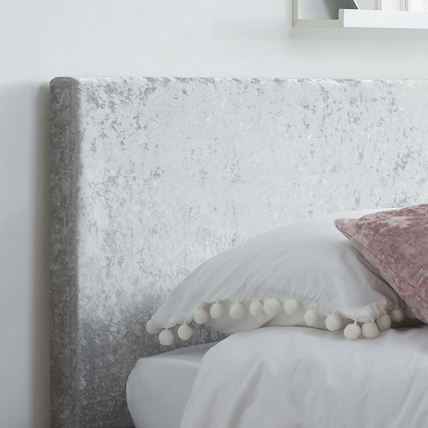 Berlin Crushed Velvet Ottoman Bedstead