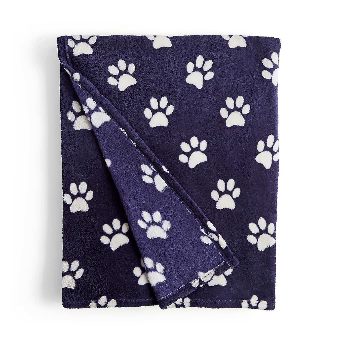 Printed Paw Print Throw