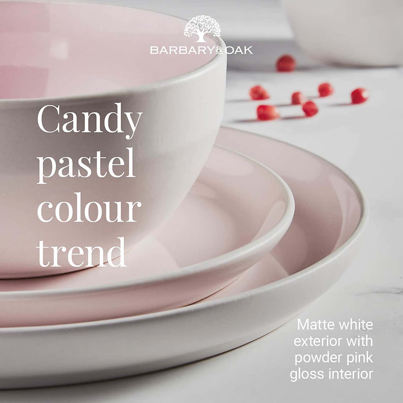 Barbary & Oak Oslo Stoneware 16 Piece Dinner Set