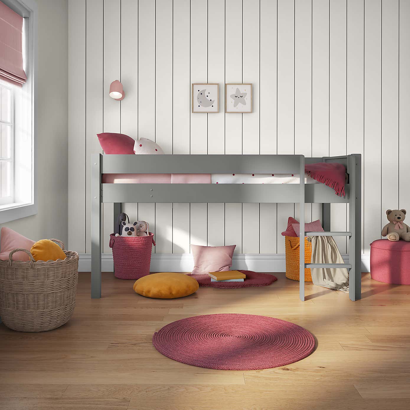 Stompa Classic Midsleeper Bed Frame