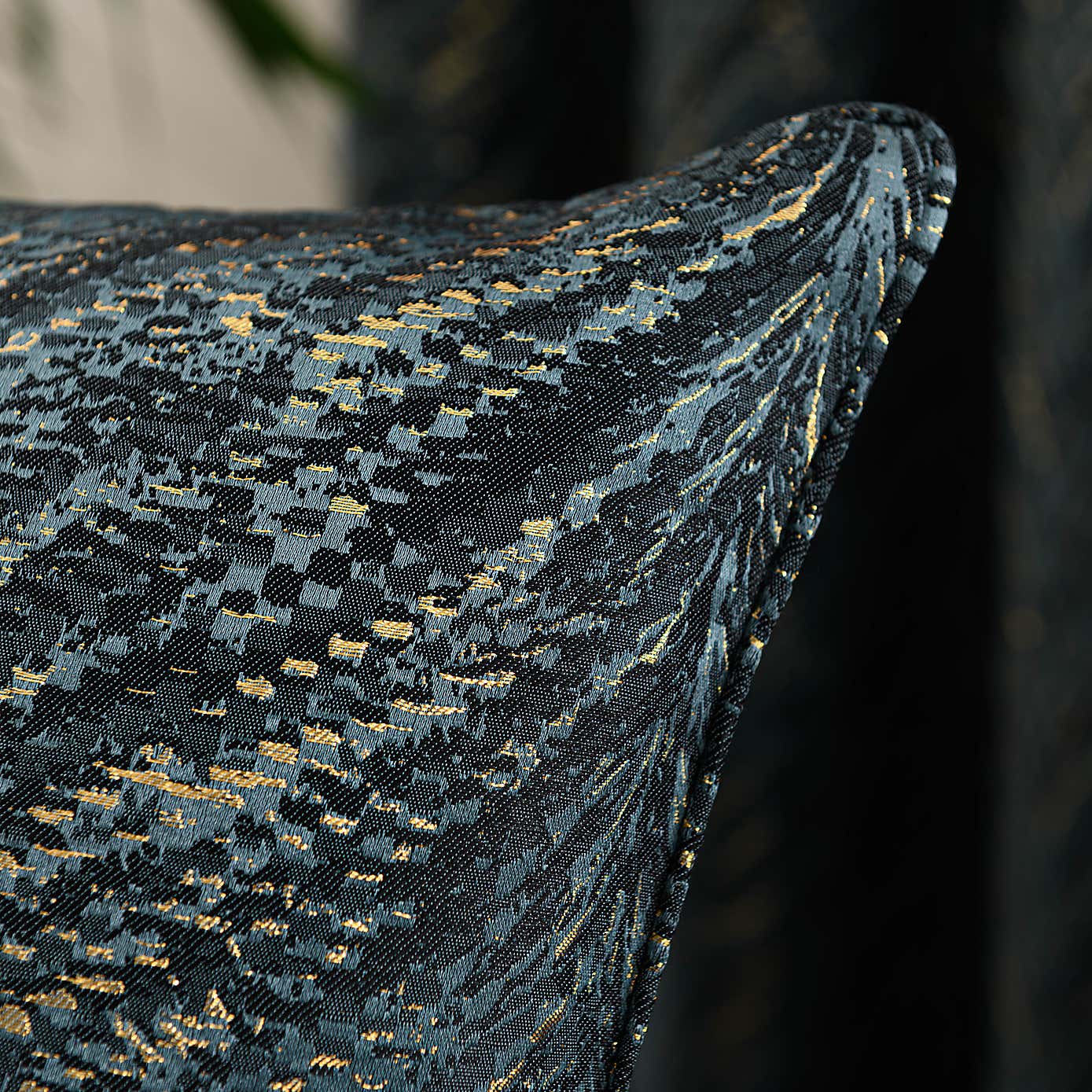 Flame Peacock Cushion