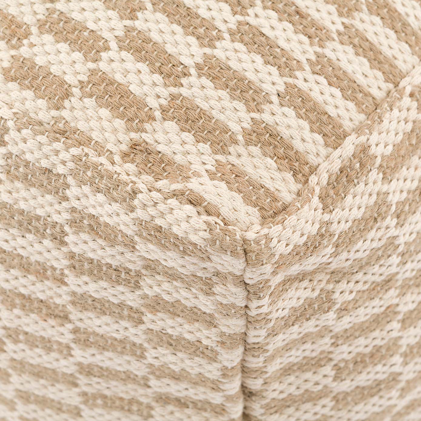 Rayna Rectangle Checkerboard Pouffe