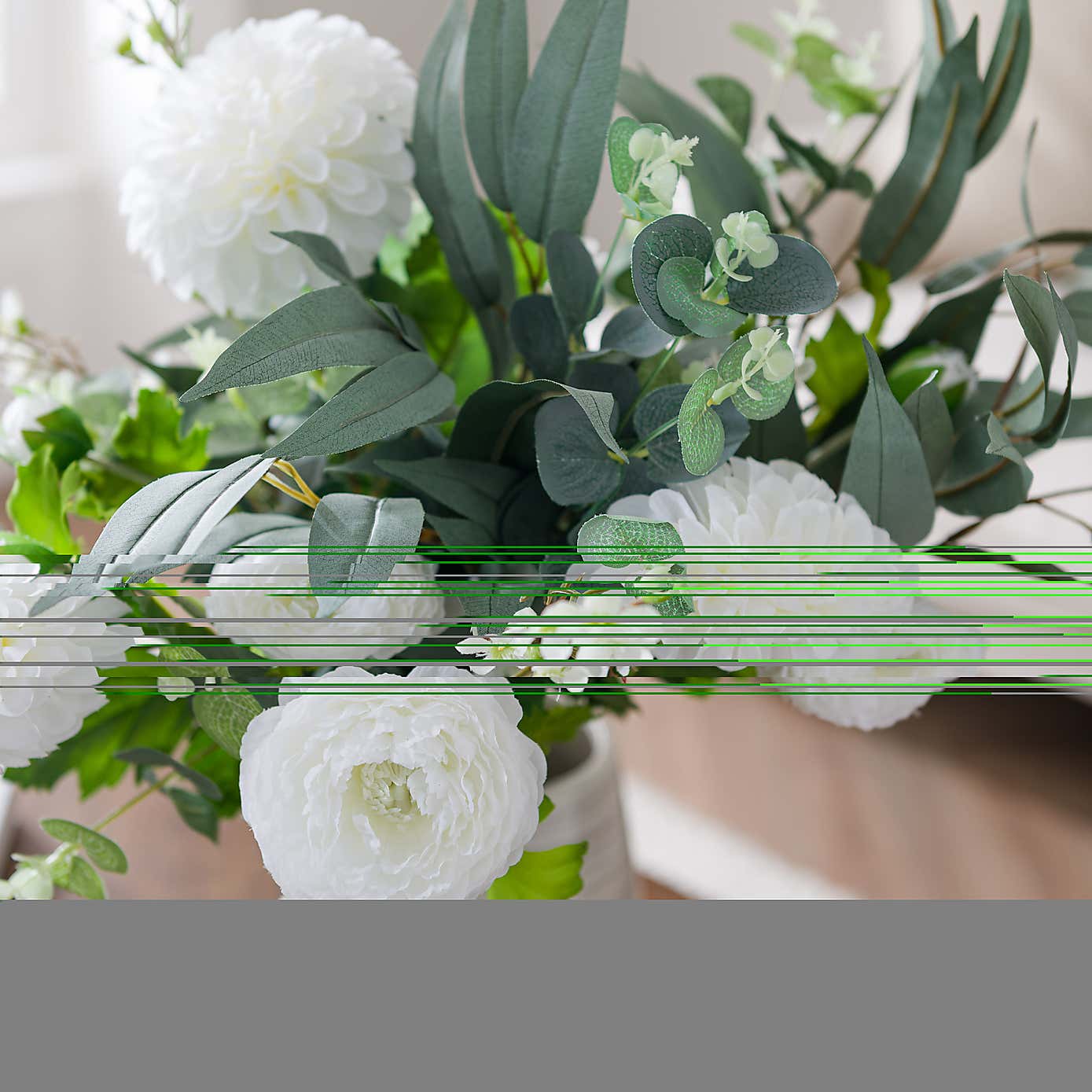 Artificial Spring Optimism White Bouquet