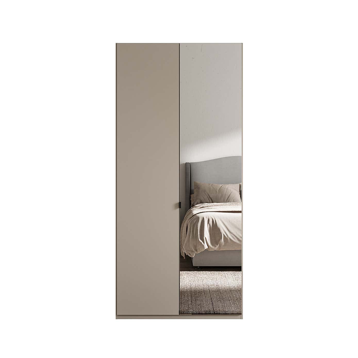 Wiemann Kahla 2 Door Mirrored Wardrobe