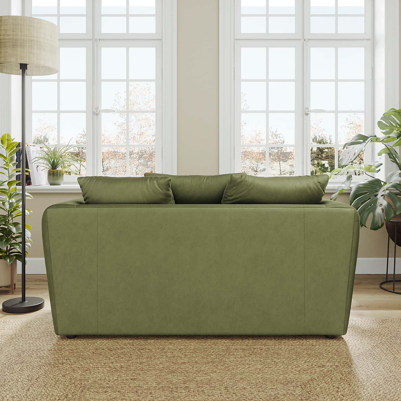 Blake Curved Arm Opulent Velvet 2 Seater Sofa