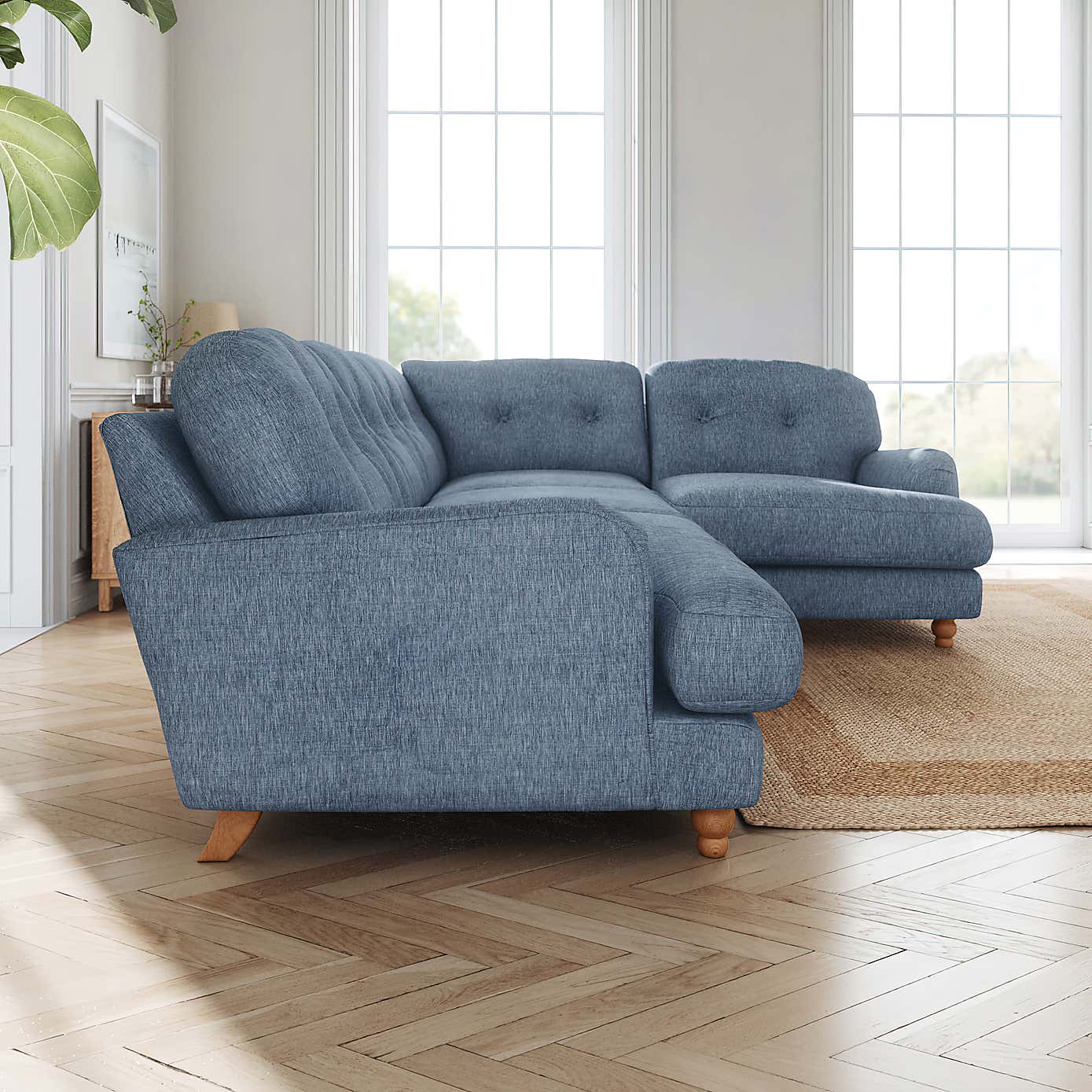 Slub Faux Linen Fabric Sample