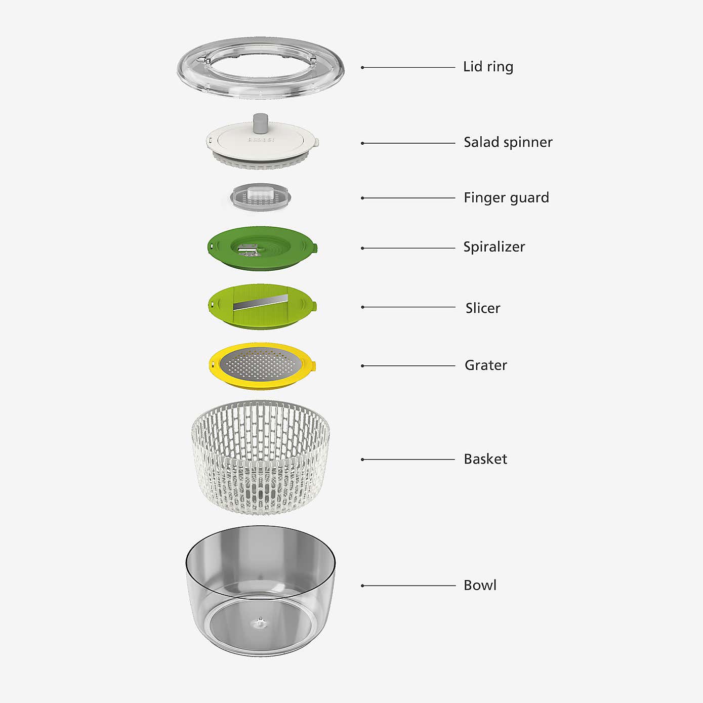 Joseph Joseph 4 Piece Salad Preparation Set