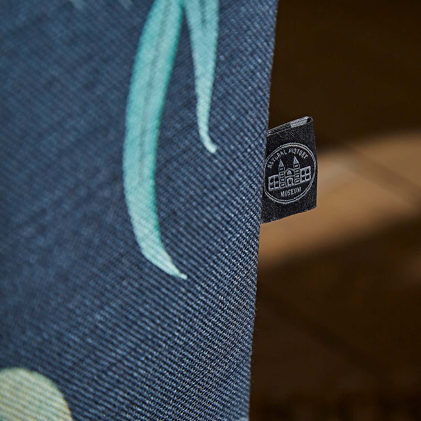 Bibury Button Back Kingfisher Print Occasional Armchair