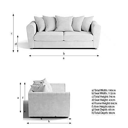 Blake Opulent Velvet Curved Quilted Arm 3 Seater Sofa