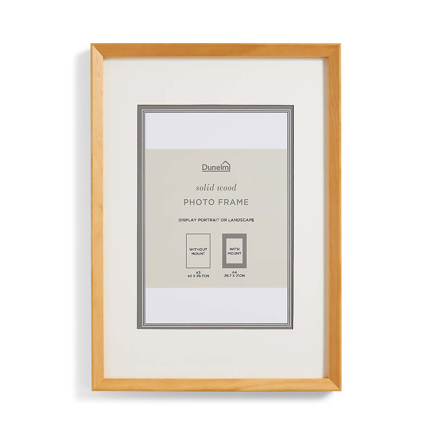 Solid Wood Edge Photo Frame