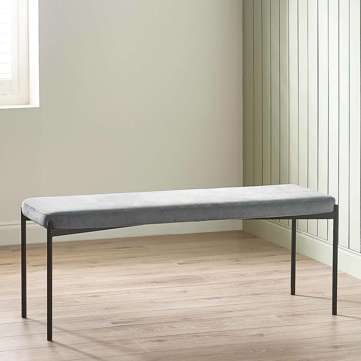 Leonie Long Dining Bench, Velvet
