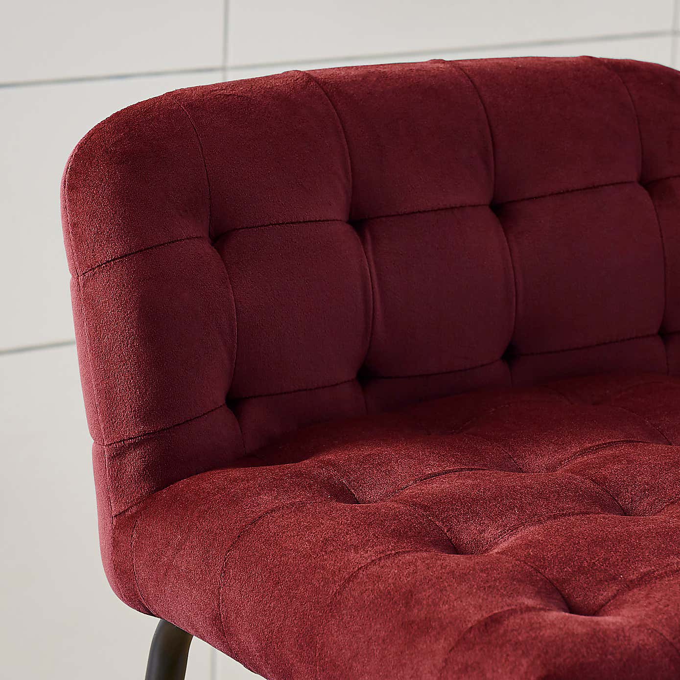 Bodie Counter Height Bar Stool, Velvet