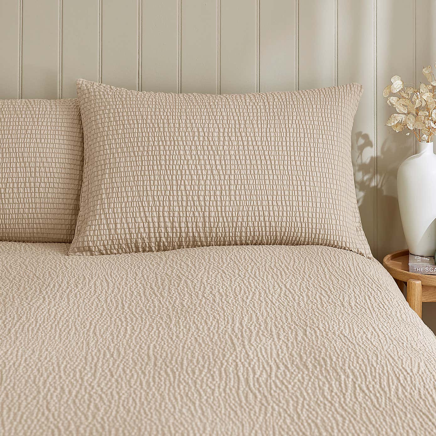 Larken Seersucker Standard Pillowcase Pair