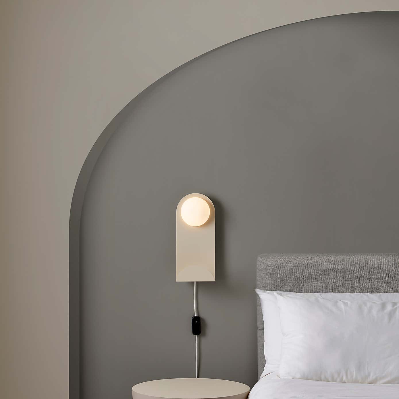 Elements Harton Shelved Wall Light