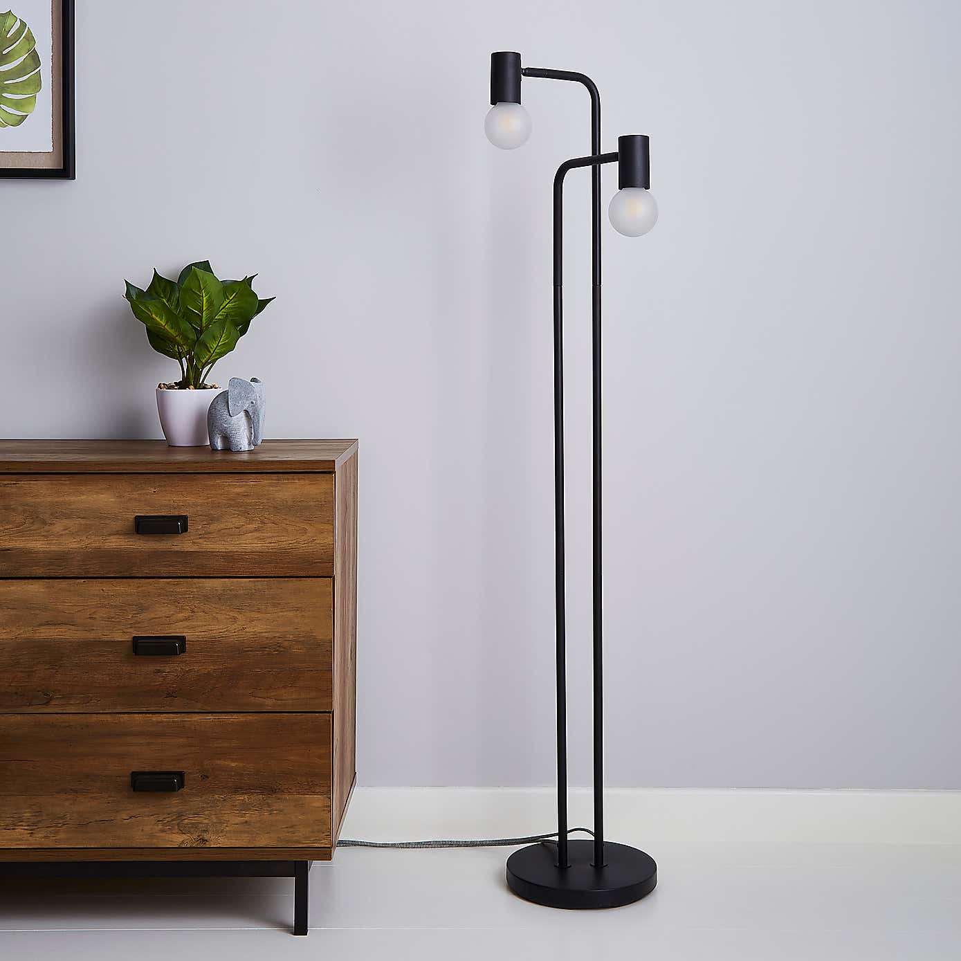 Bradford Floor Lamp Matt Black