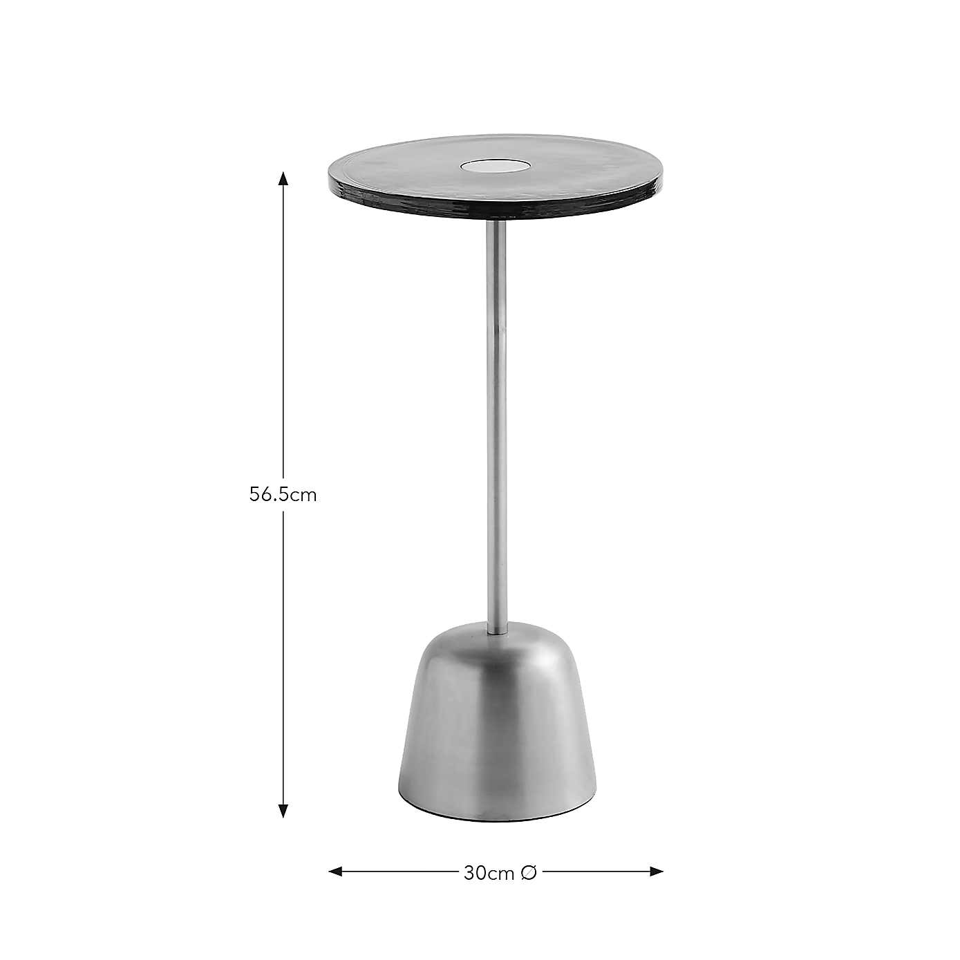Alanza Metal Small Side Table