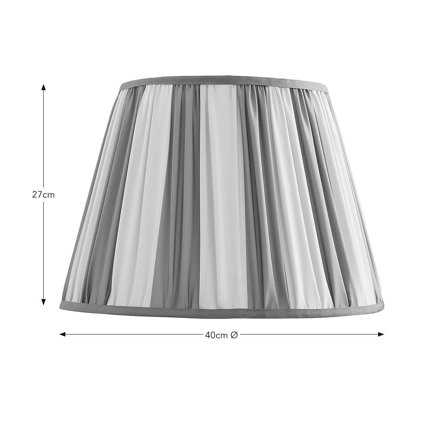 Pride & Joy Green Stripe Candle Lamp Shade