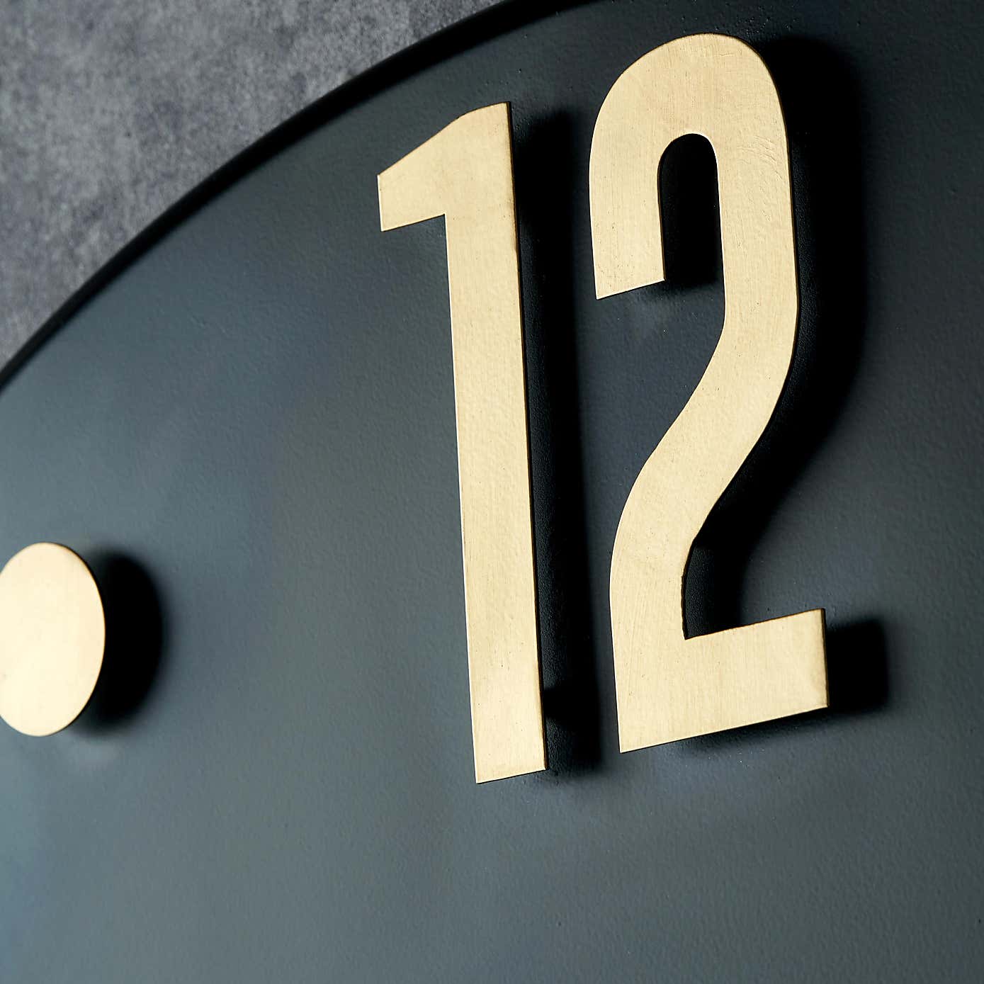 Retro Numbers Wall Clock