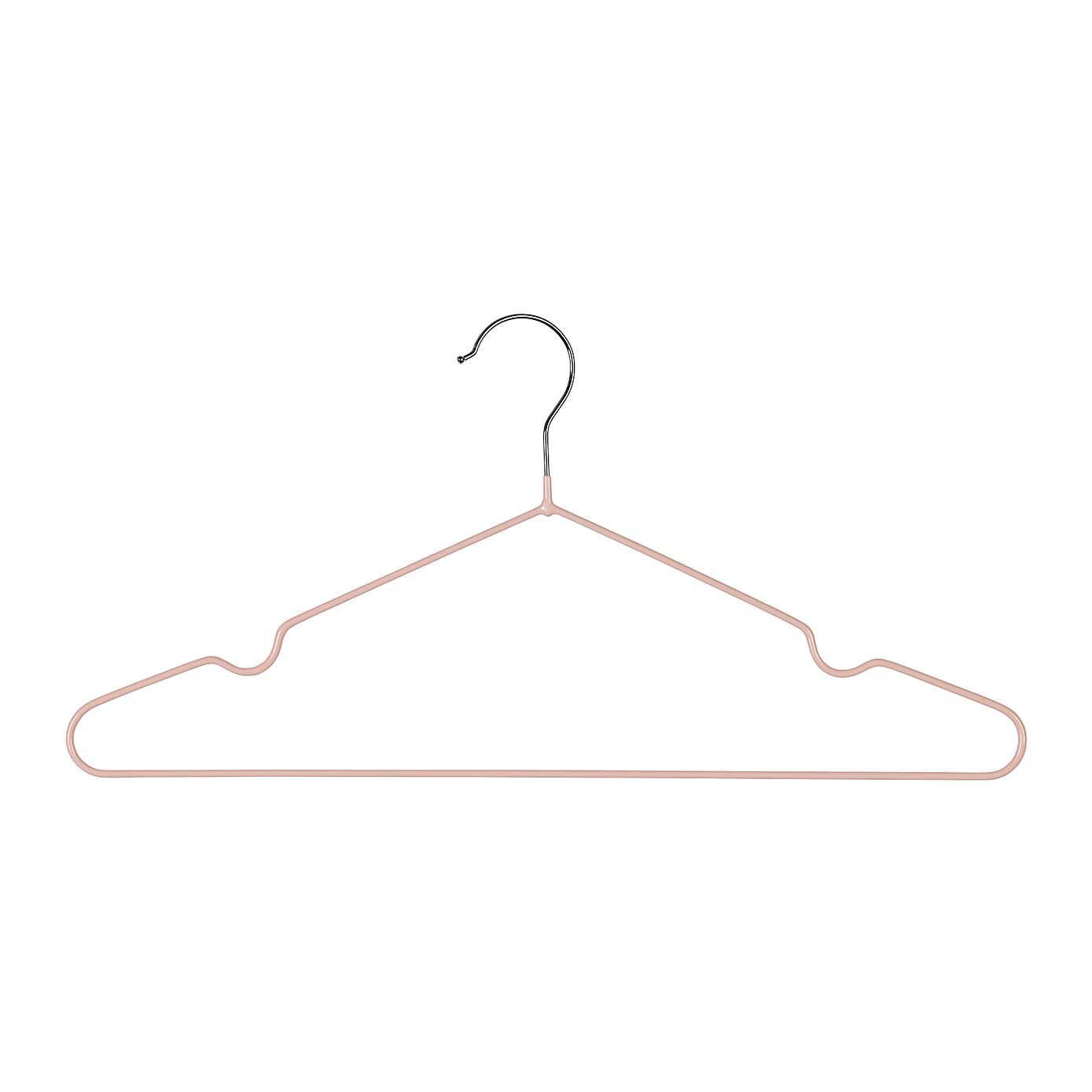 Set of 5 Coated Wire Hangers