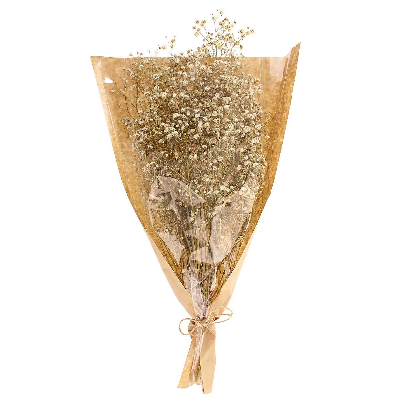 Dried White Gypsophila Bundle