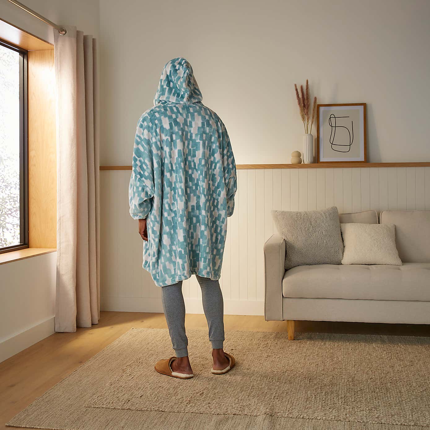 Oversized Geo Hoodie