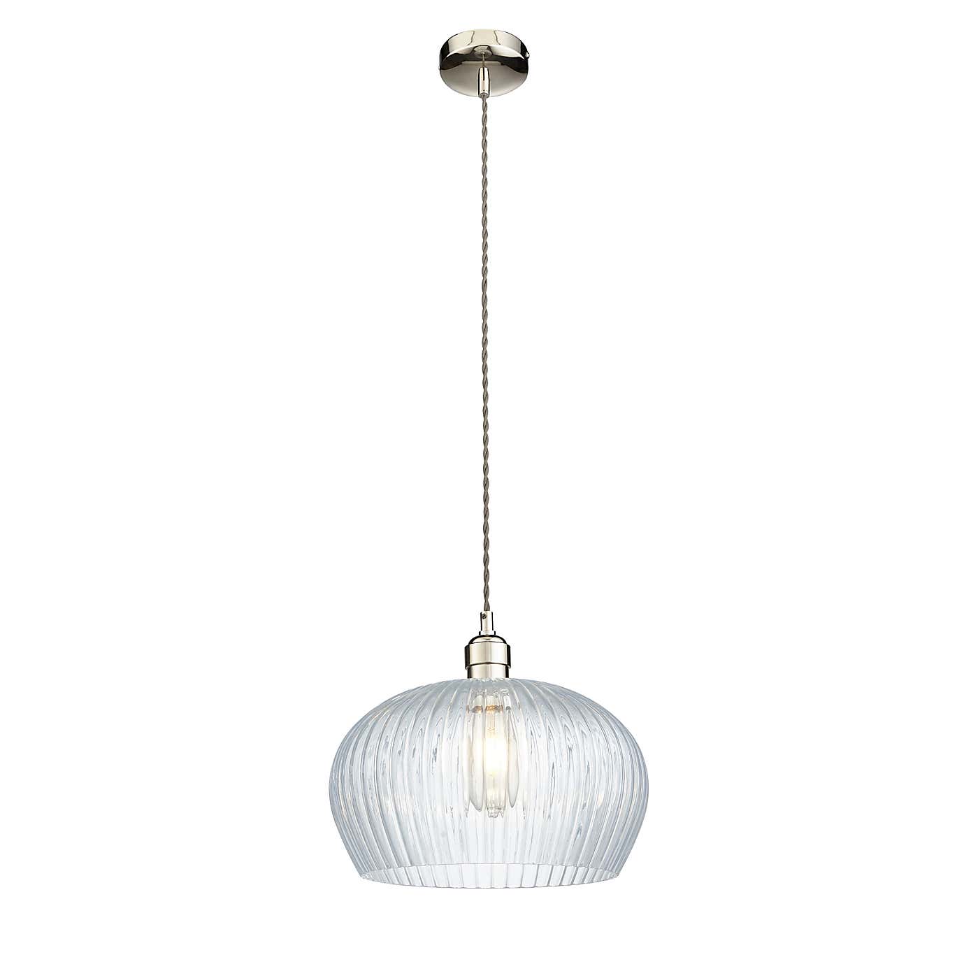 Vogue Sturt Ribbed Adjustable Pendant Light