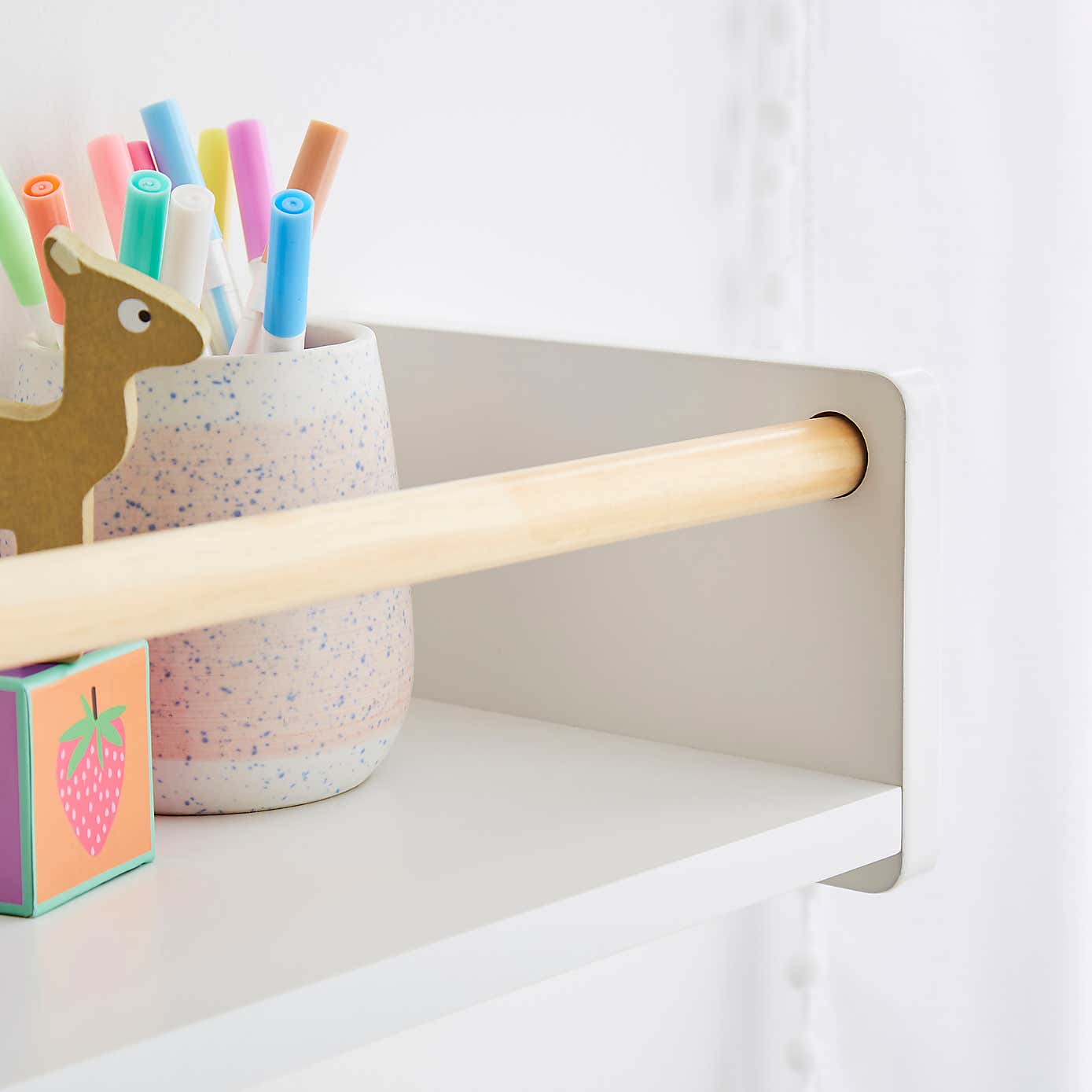 Kids Wall Bookshelf 80cm