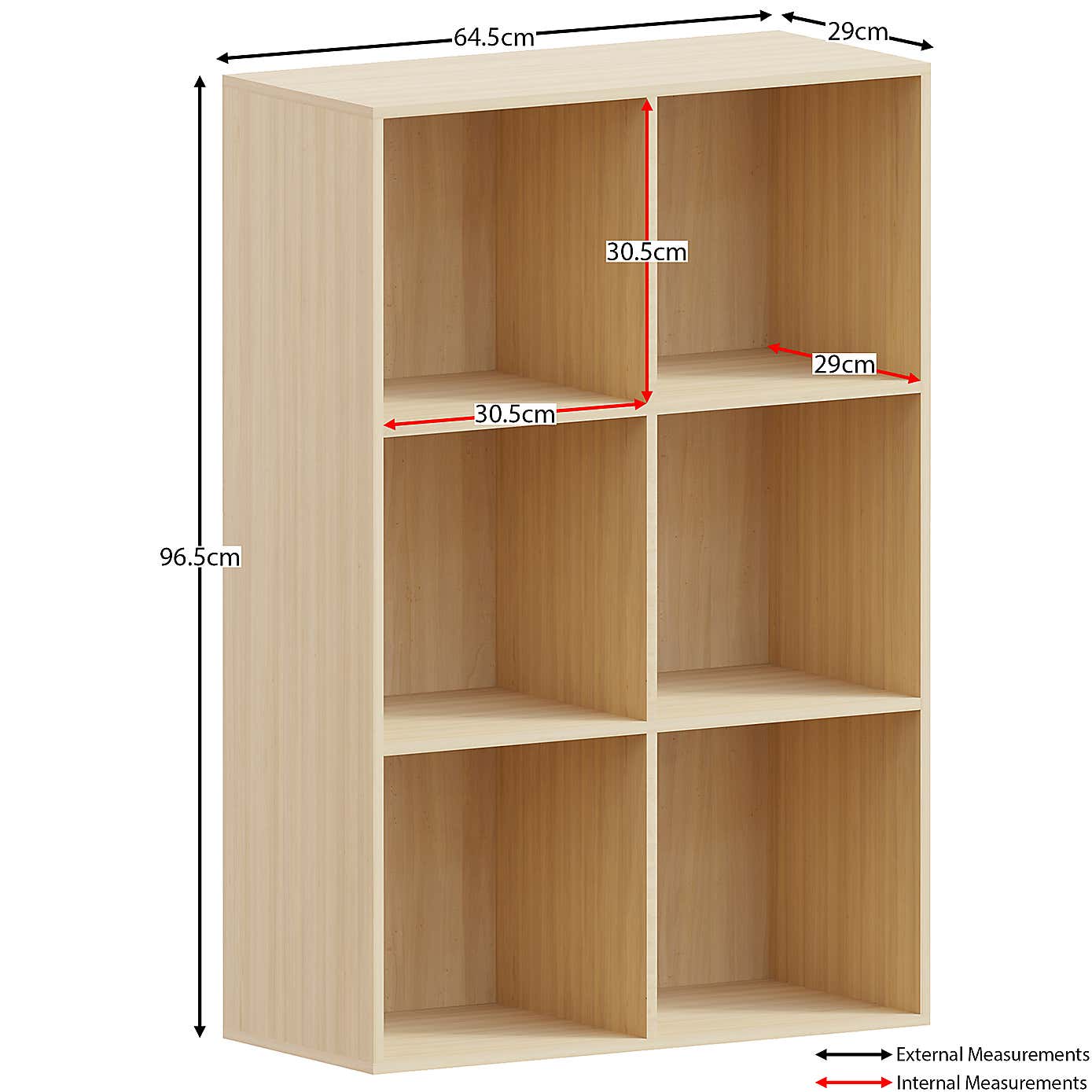 Vida Designs Durham 2x3 Cube Storage Unit