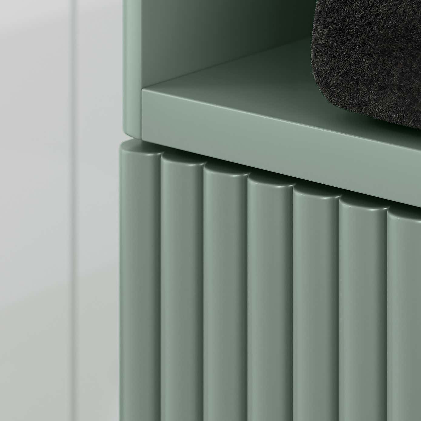 Elsie Tall Mirrored Bathroom Cabinet