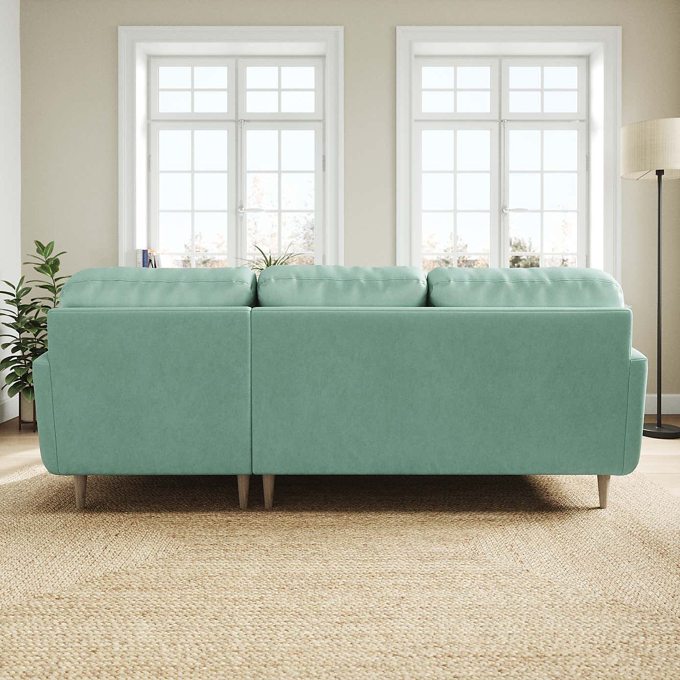 Sven Opulent Velvet Large Corner Chaise Sofa