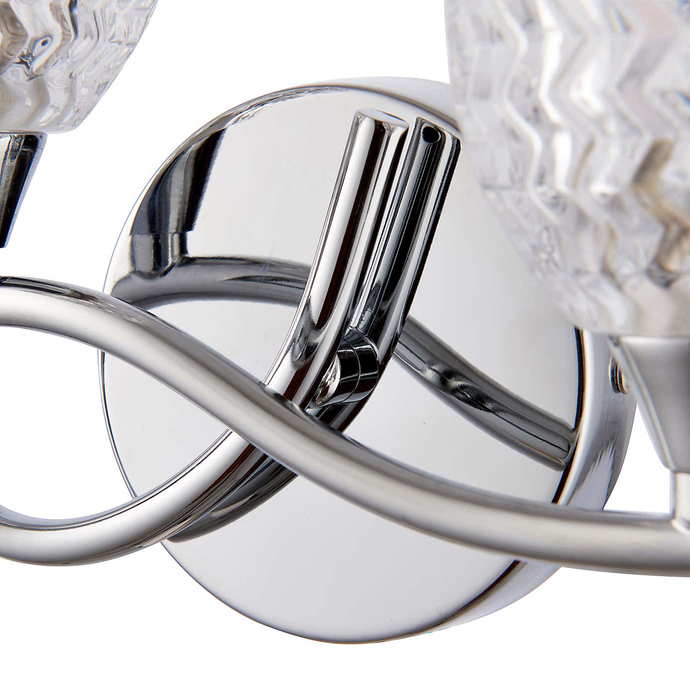 Vogue Boyer 2 Light Wall Light Chrome