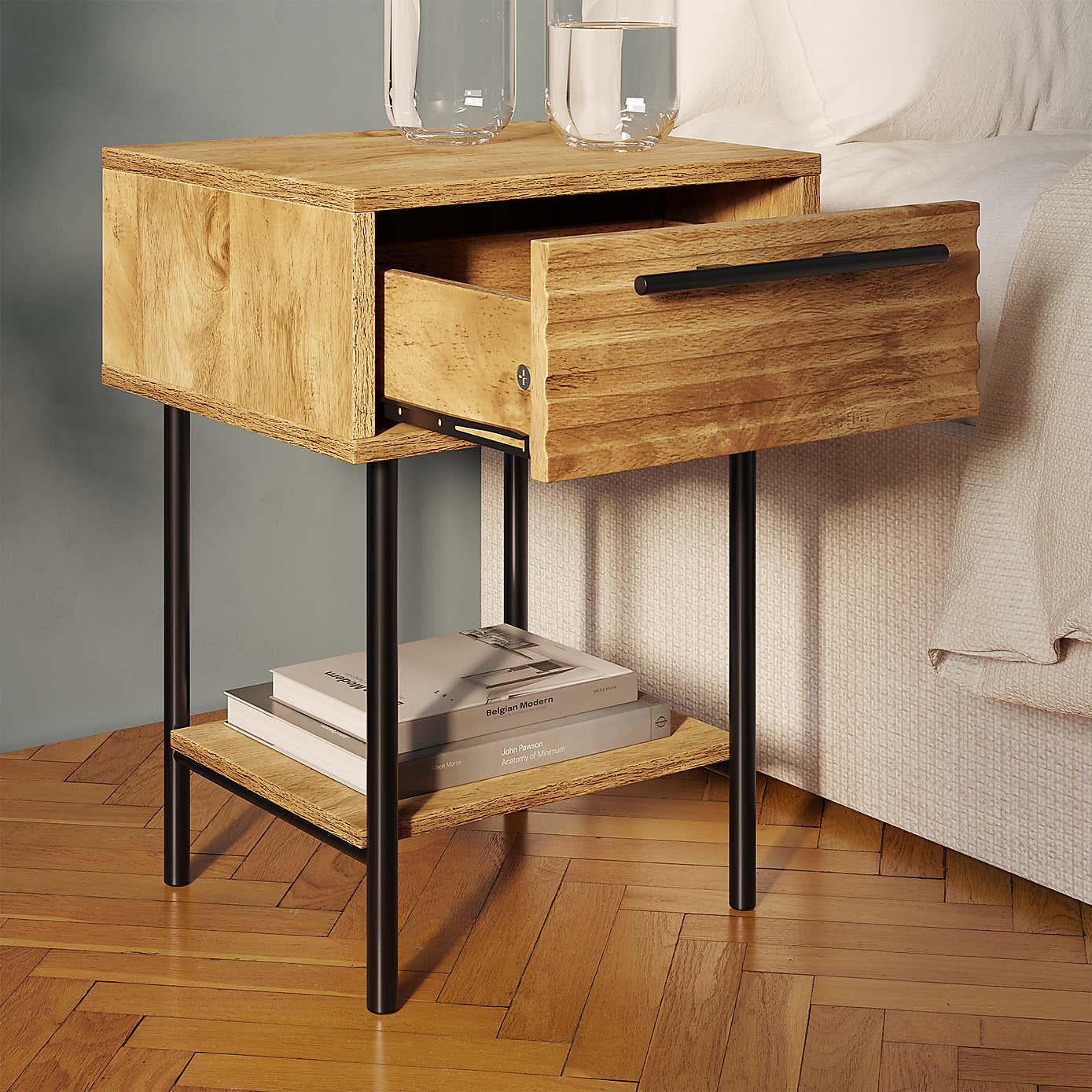 Bryant 1 Drawer Bedside