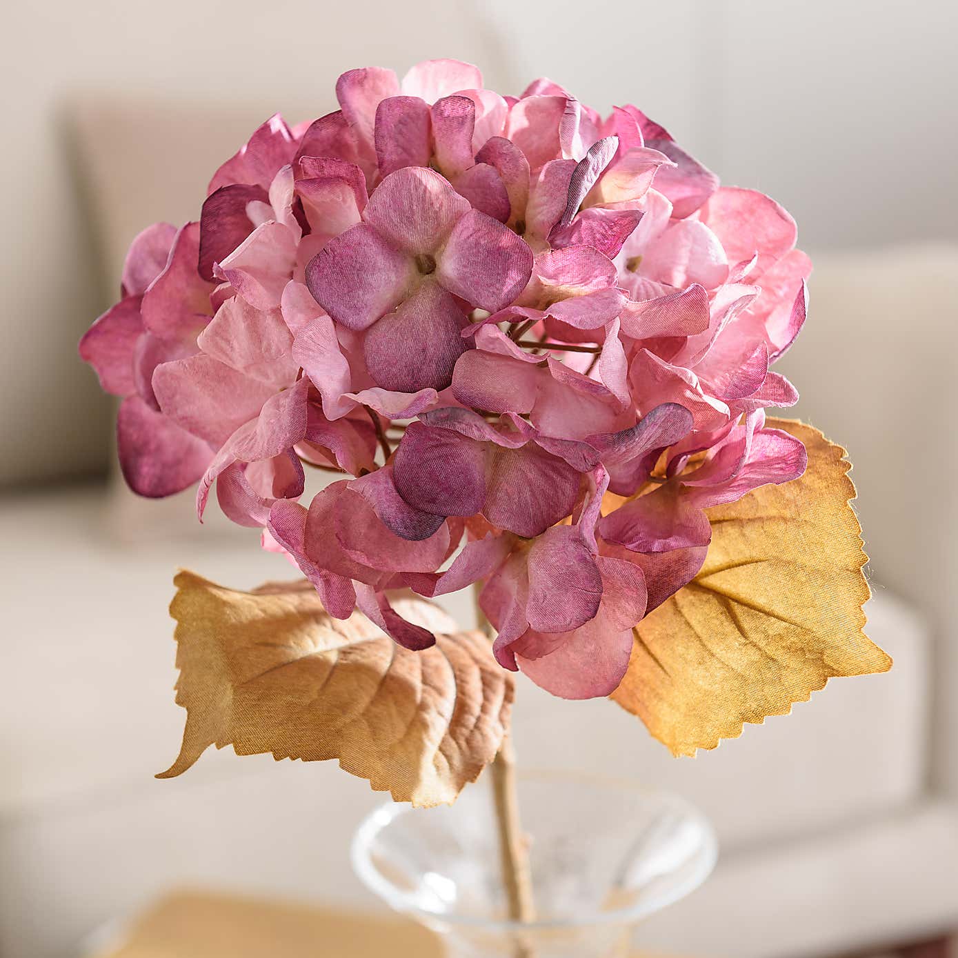 Artificial Dried Hydrangea Stem