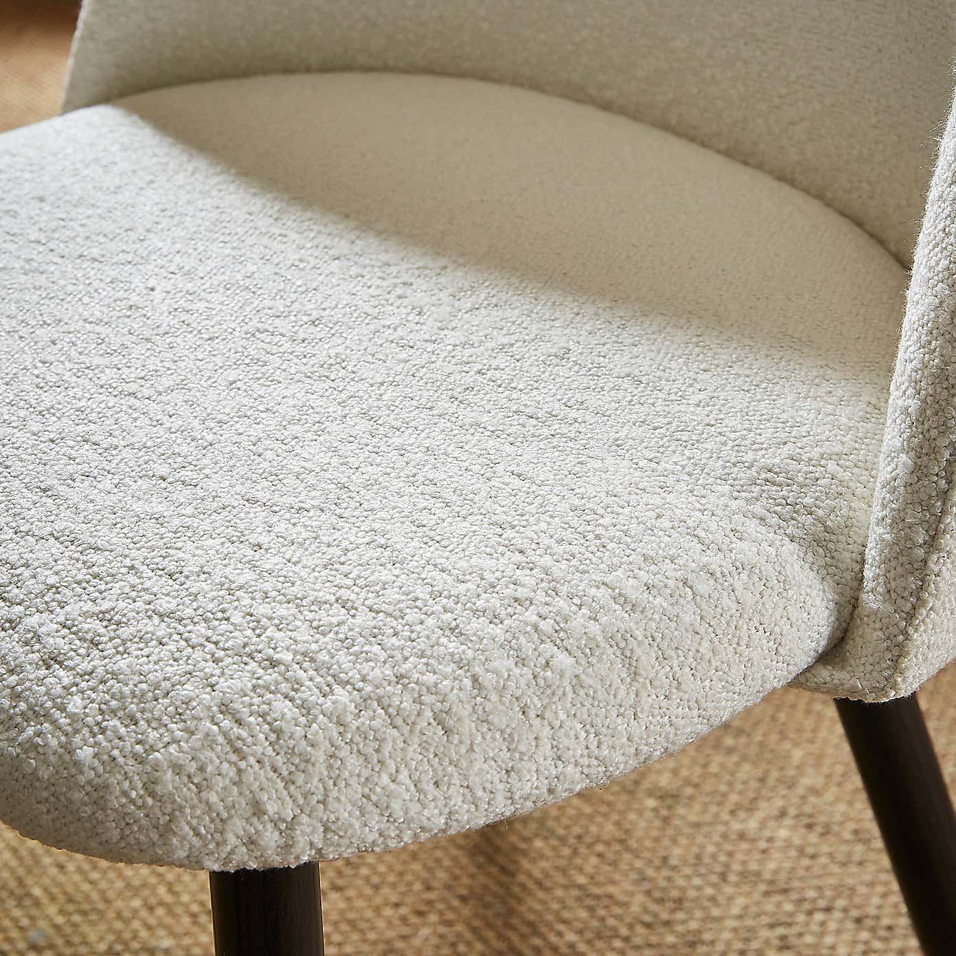 Astrid Chair Ivory Boucle