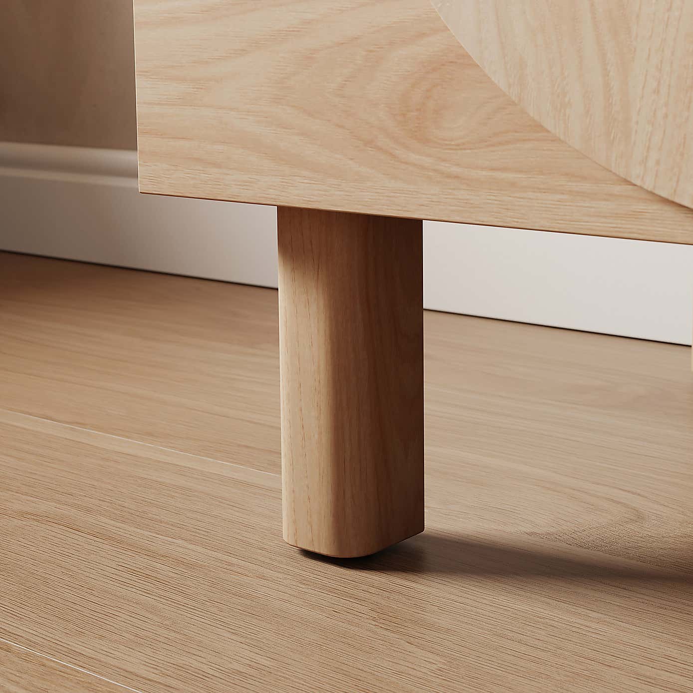 Aldo 3 Drawer Chest, Light Oak