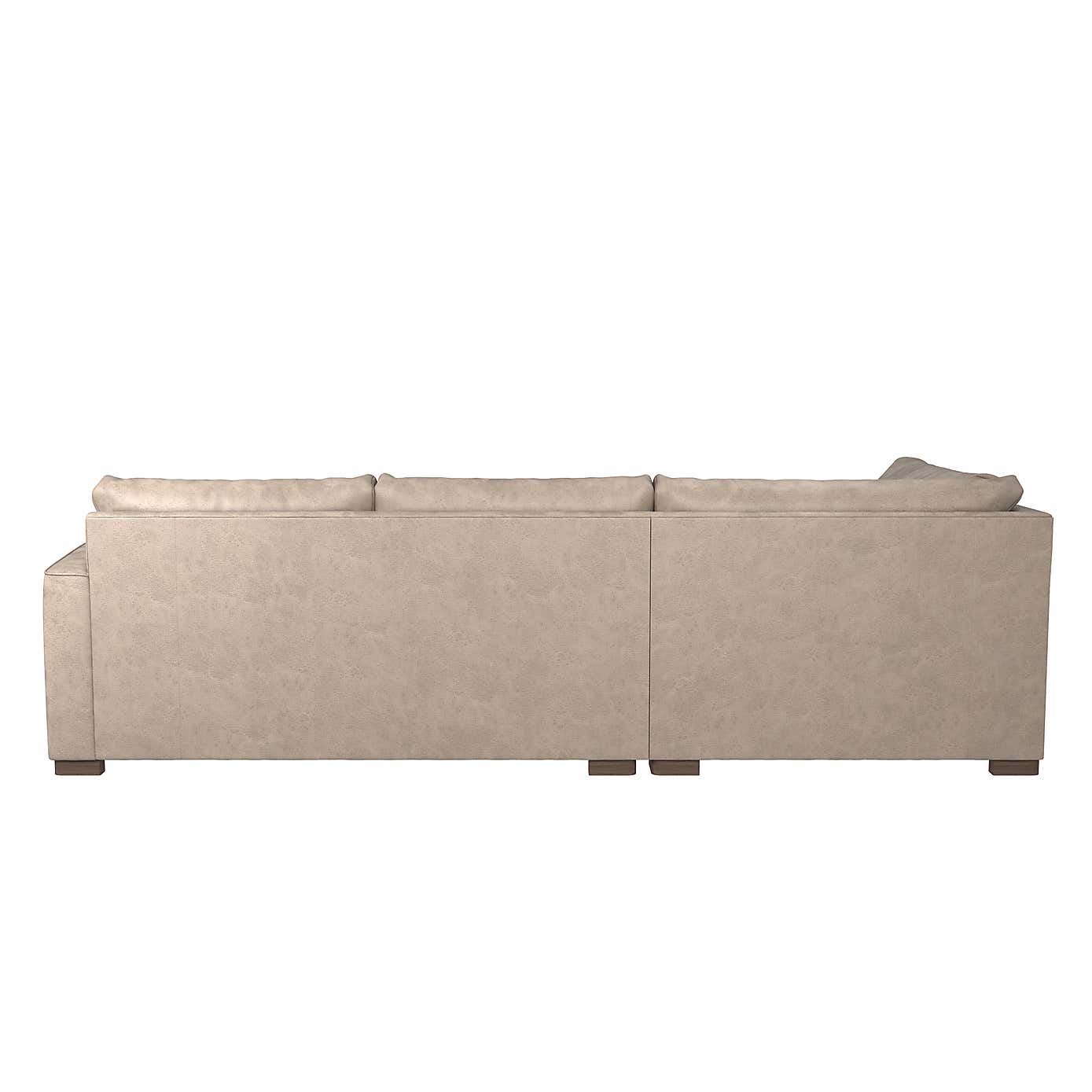 Carson Faux Leather Right Hand Corner Sofa