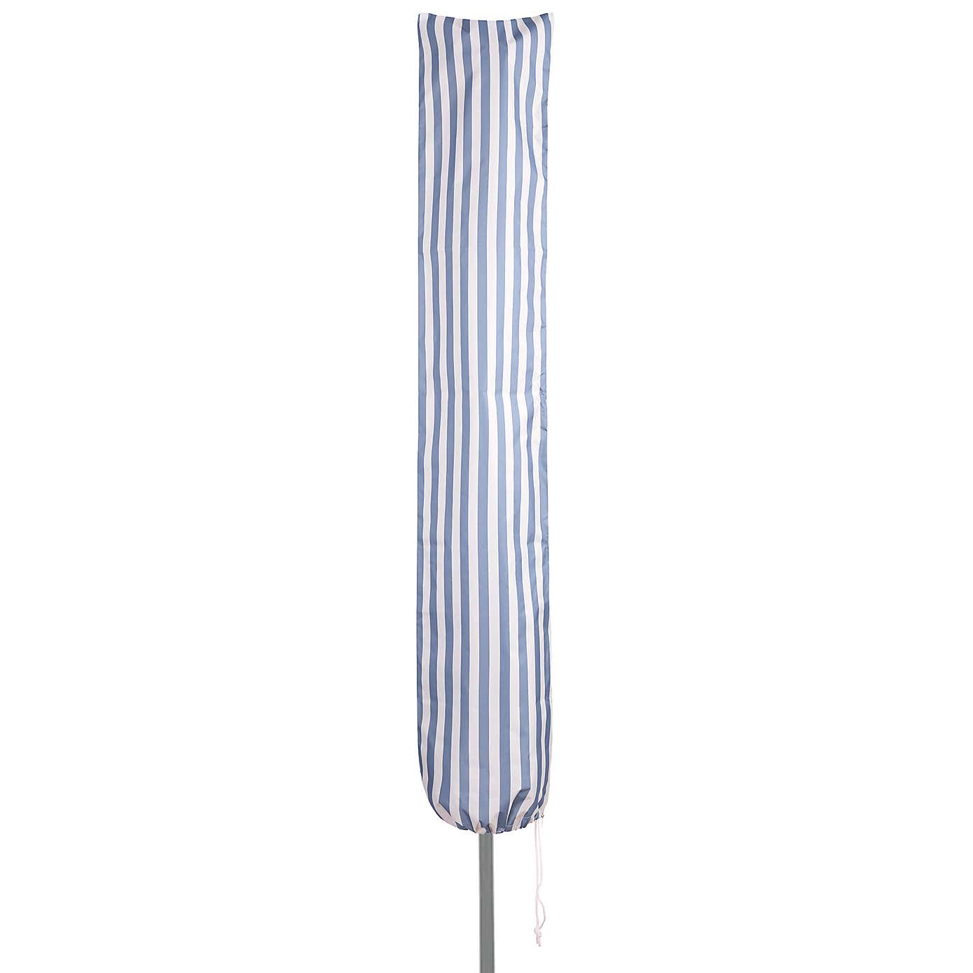 Outdoor Rotary Airer Cover Stripe Ashley Blue
